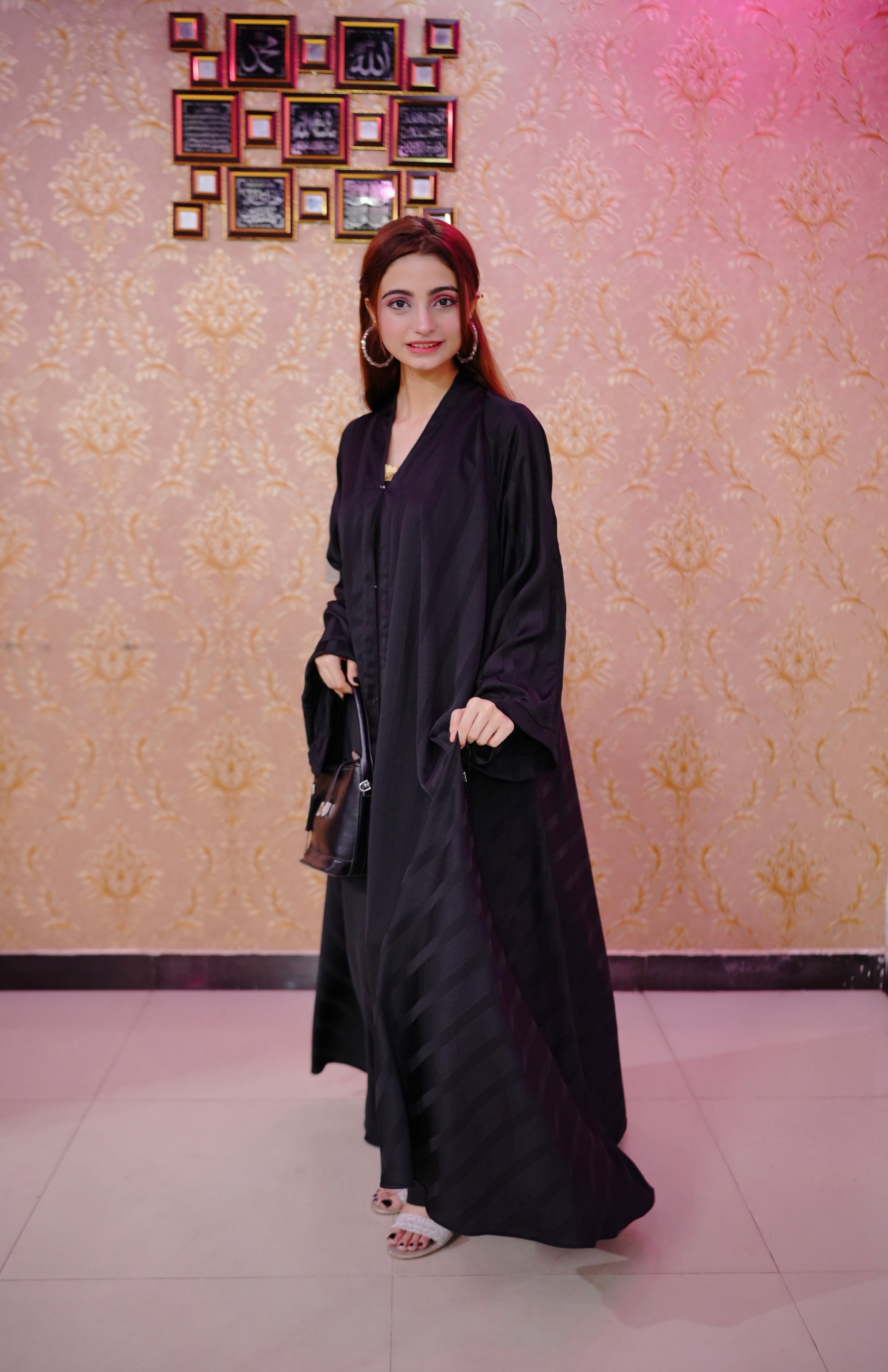 Full flare casual Malai stuff ( Black )