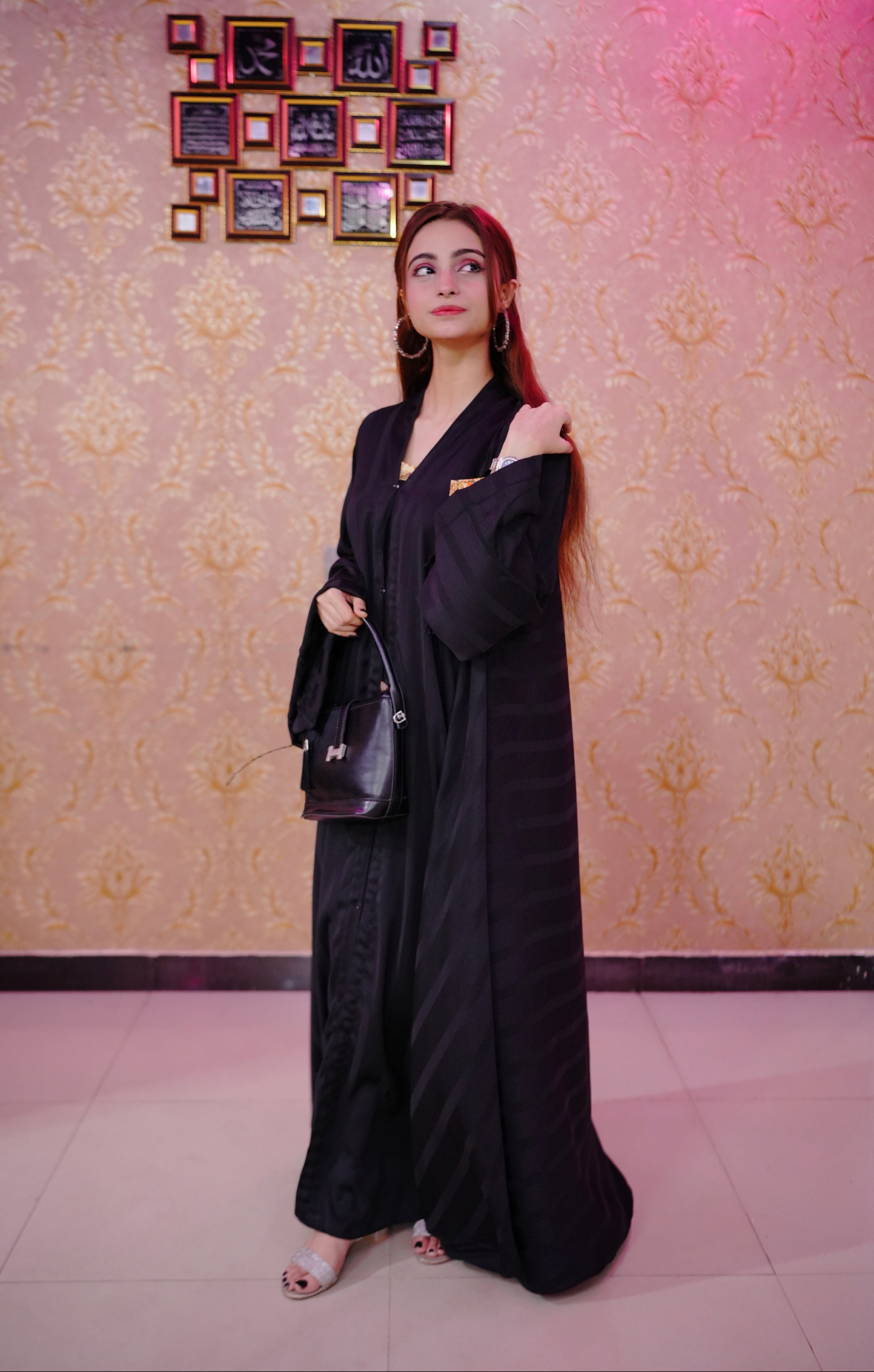 Full flare casual Malai stuff ( Black )