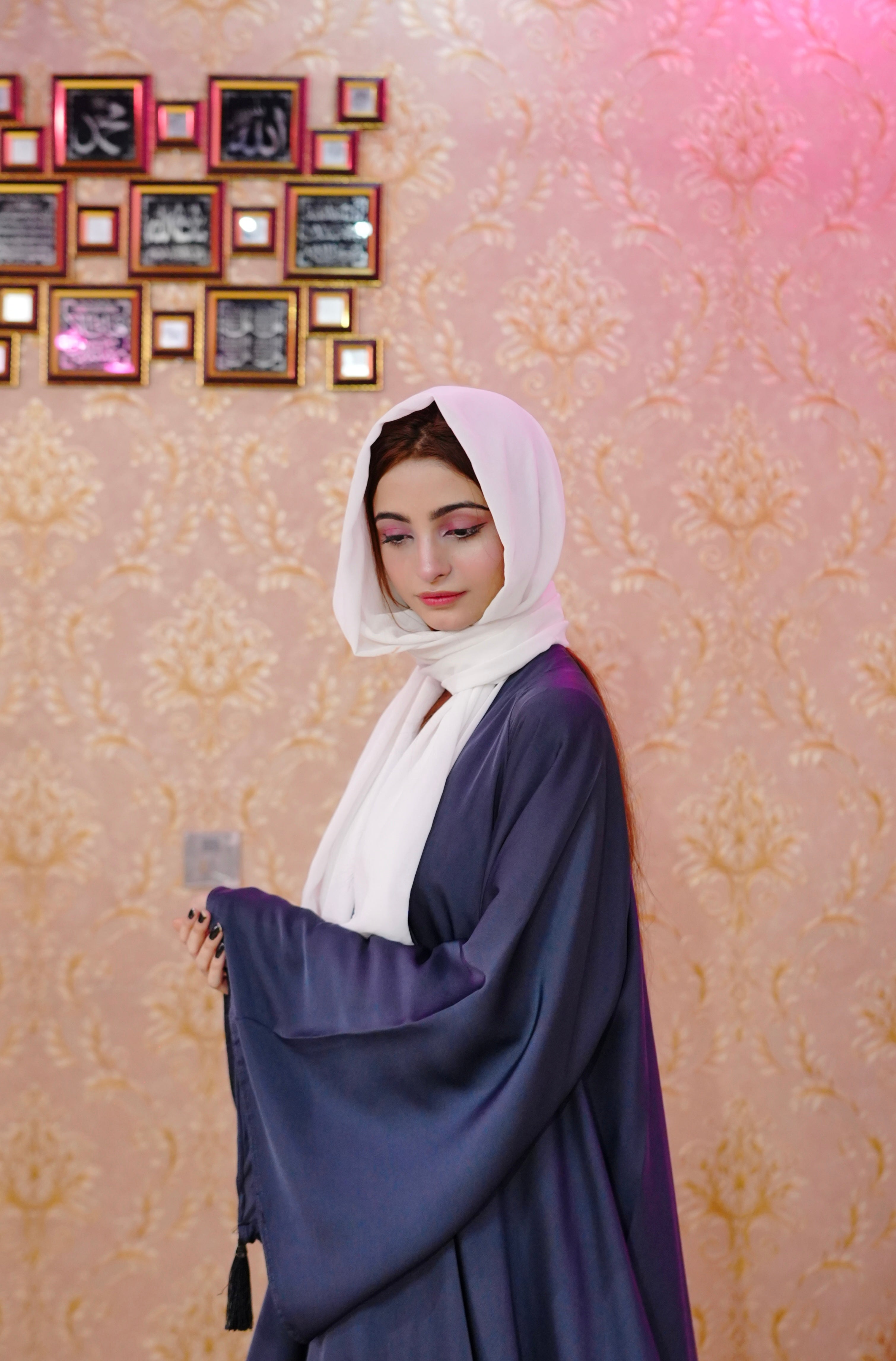 Full flare casual Malai stuff ( English Blue  )