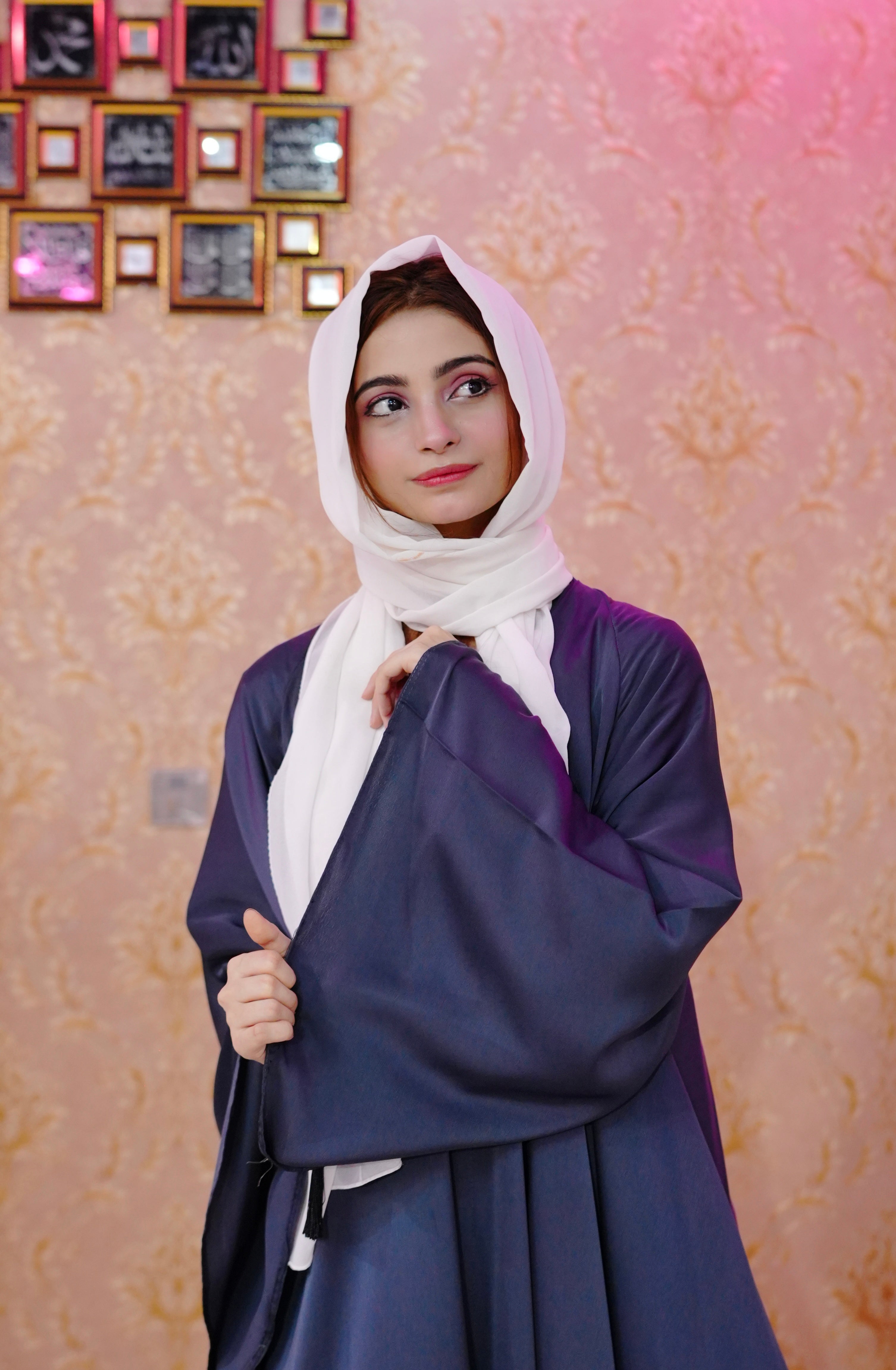 Full flare casual Malai stuff ( English Blue  )