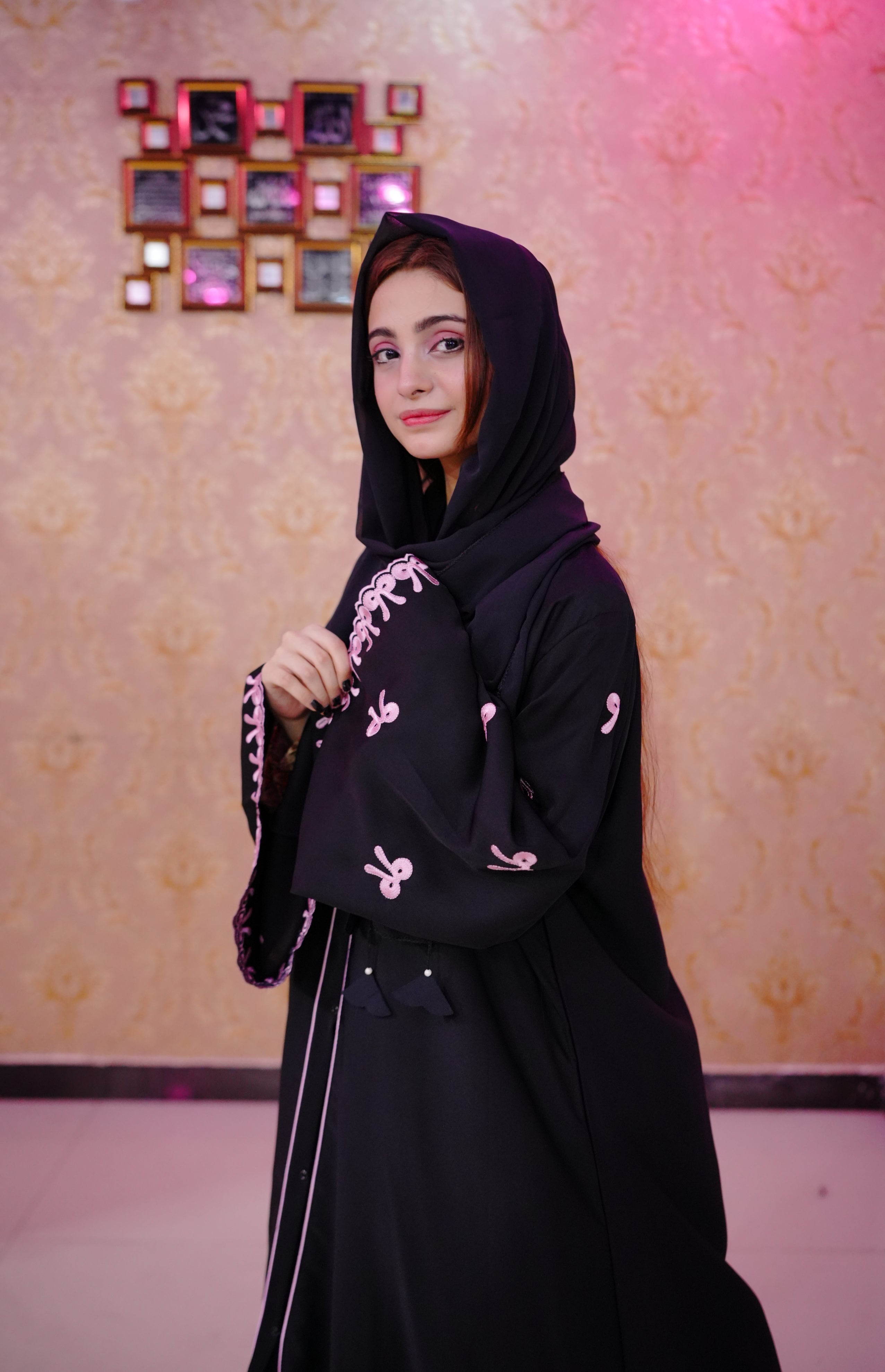 Bow Sleeves Premium Nida Front pipine