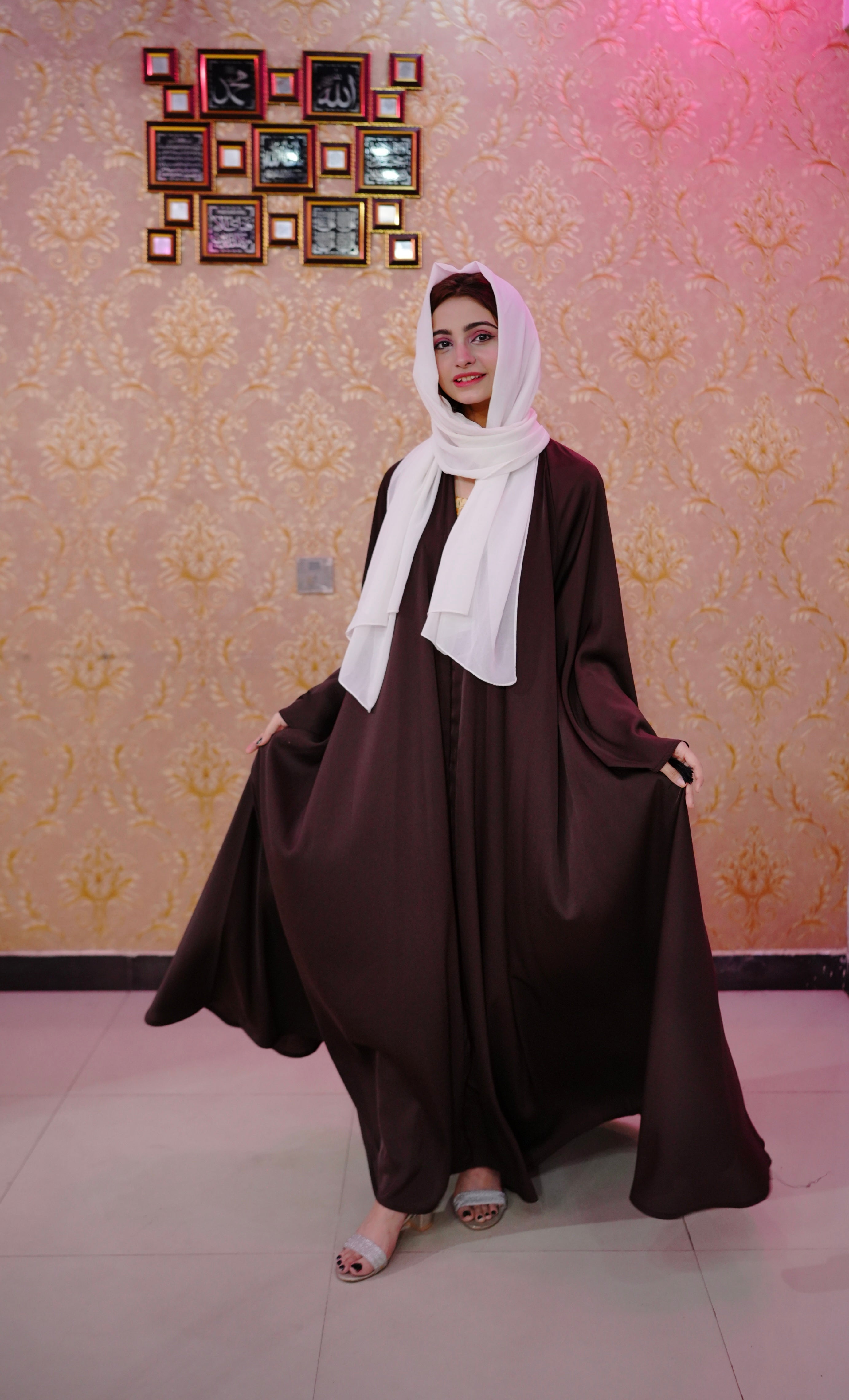 Full flare casual Malai stuff ( Coconut Brown )