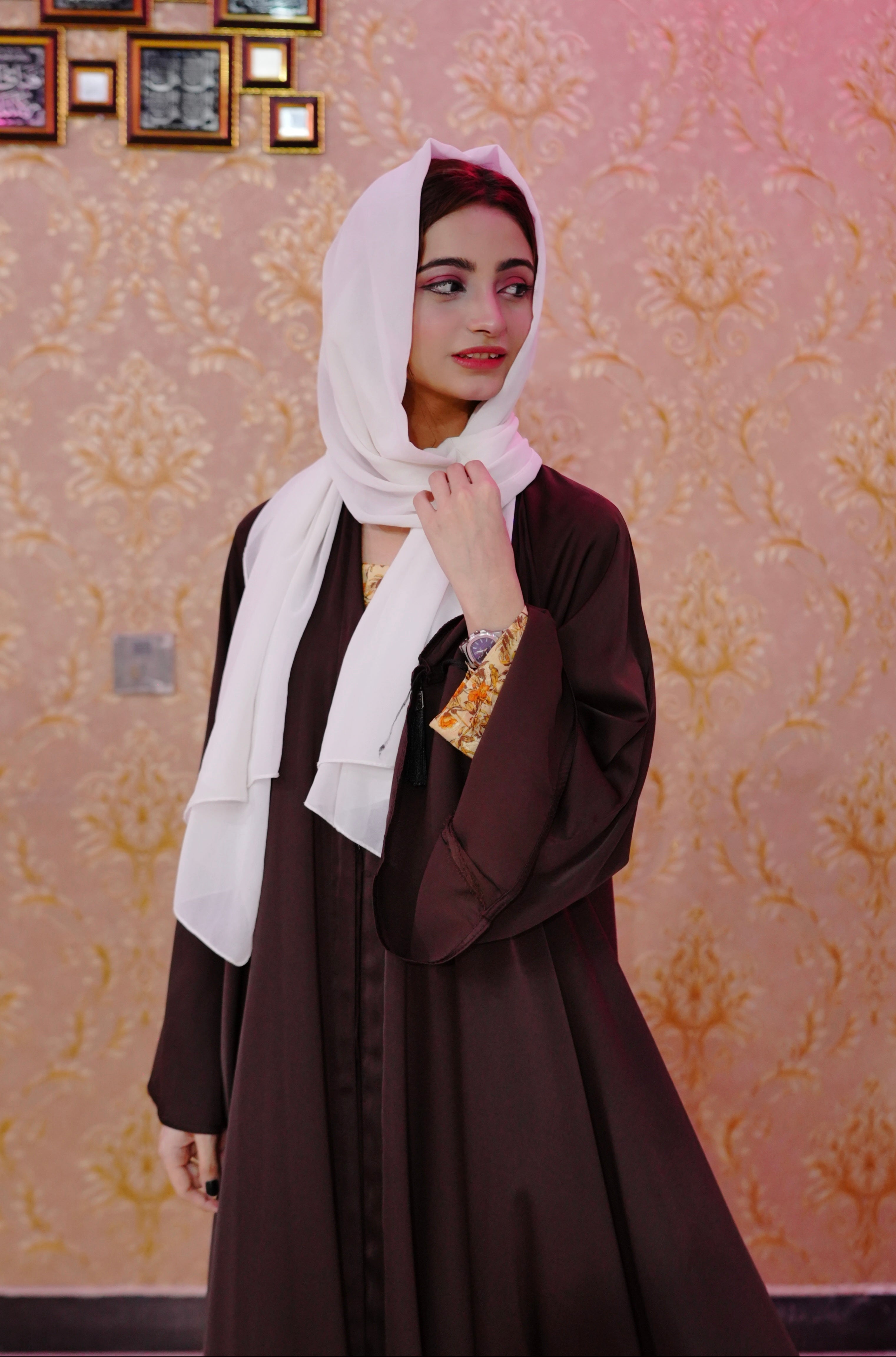 Full flare casual Malai stuff ( Coconut Brown )