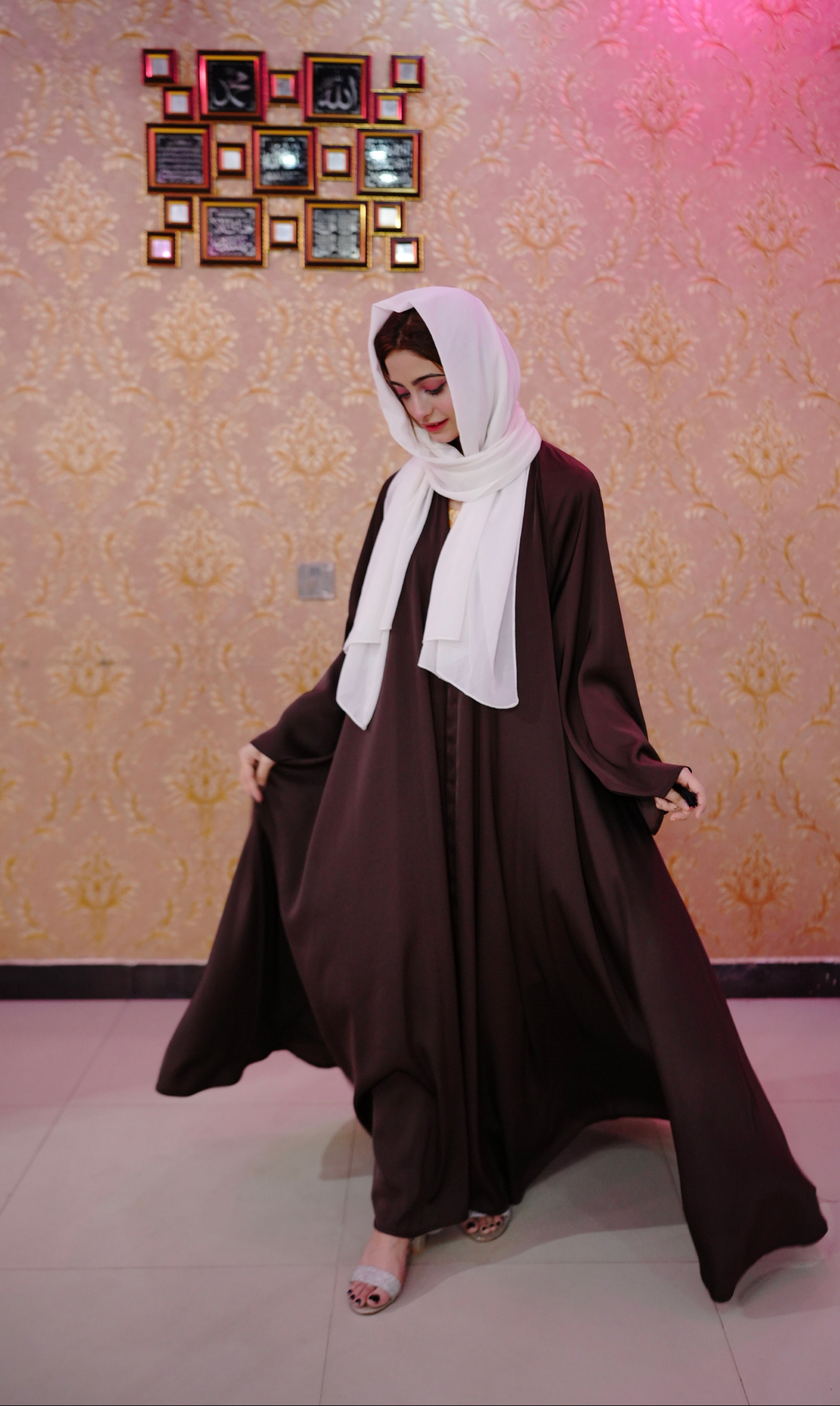Full flare casual Malai stuff ( Coconut Brown )